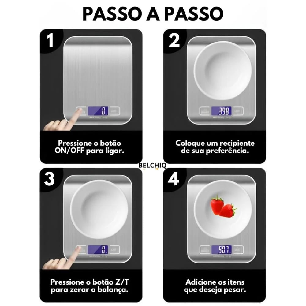 ChefScale Pro- Pese comidas como um chef de cozinha