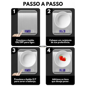 ChefScale Pro- Pese comidas como um chef de cozinha