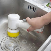 Escova Elétrica de Limpeza Sem Fio 5 em 1 Limpador Para Cozinha e Banheiro Multiuso